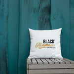 Load image into Gallery viewer, Heavy On The Black Premium Pillow - Alumnus
